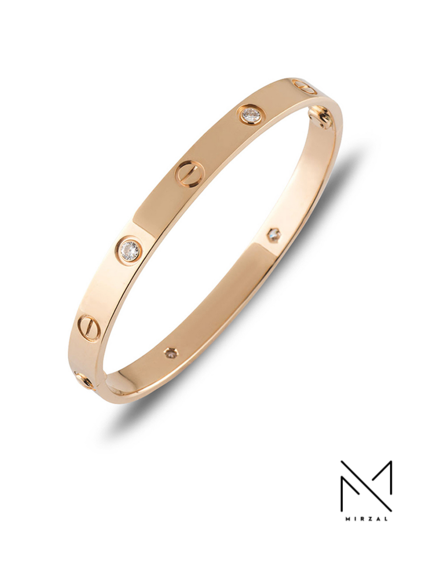 Mirzal Love Bangle With Opening Tool And Engraving